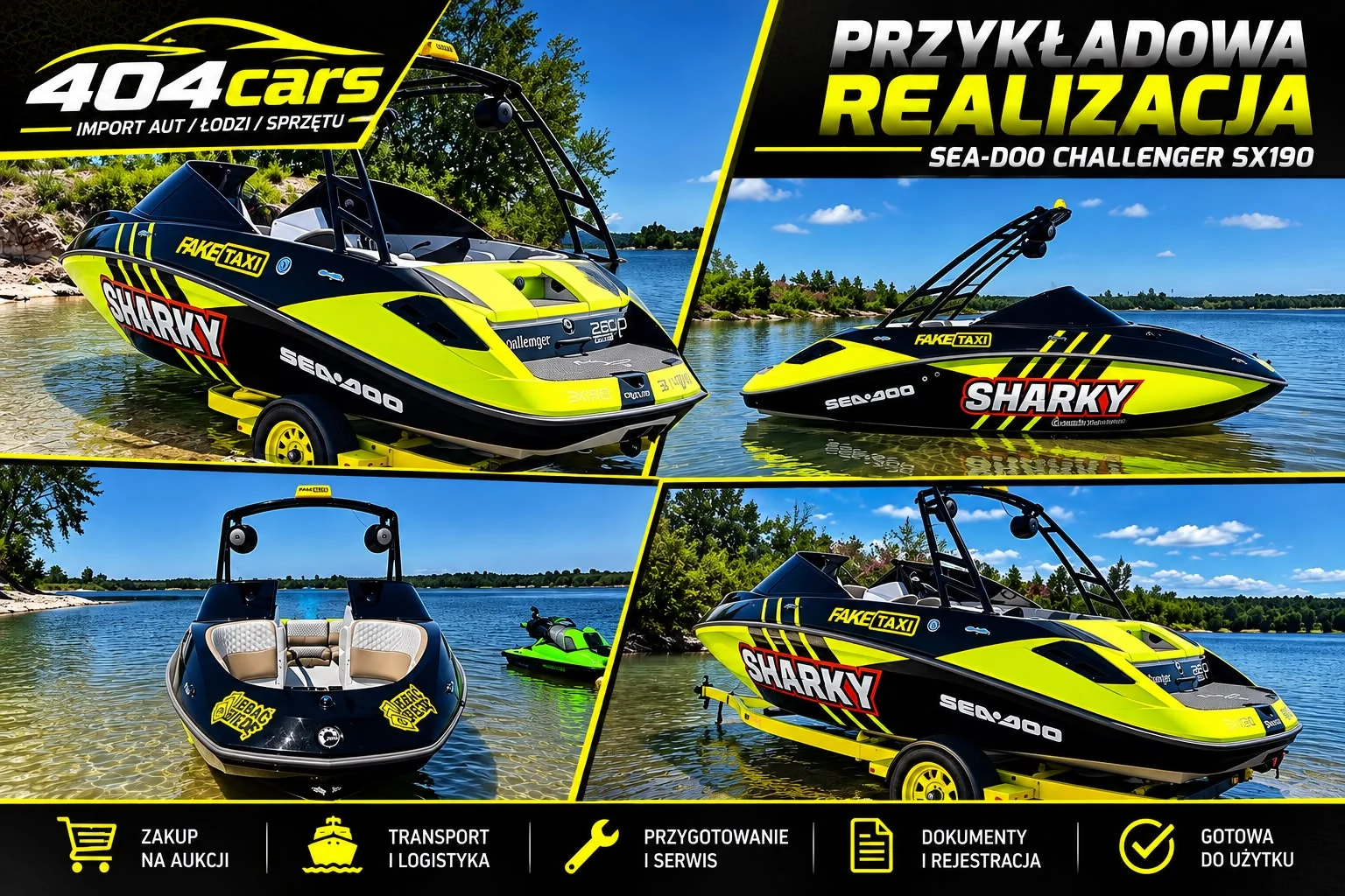 Sea-Doo Challenger — materiał realizacji 404 CARS
