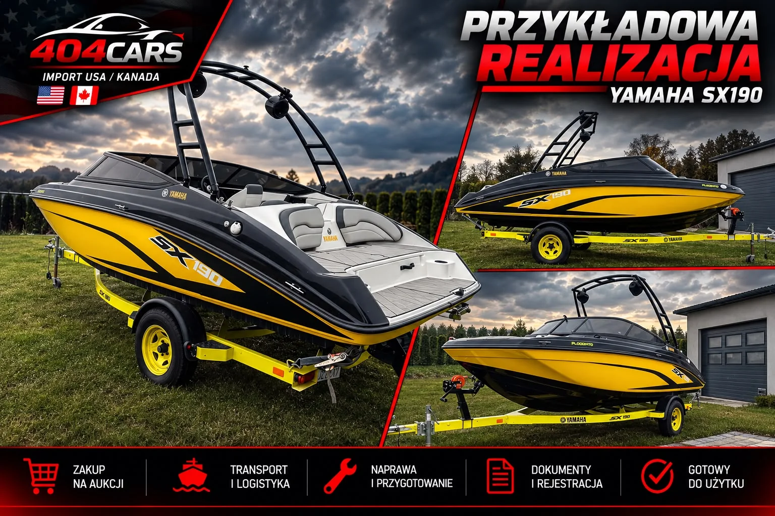 Yamaha SX190 — materiał realizacji 404 CARS
